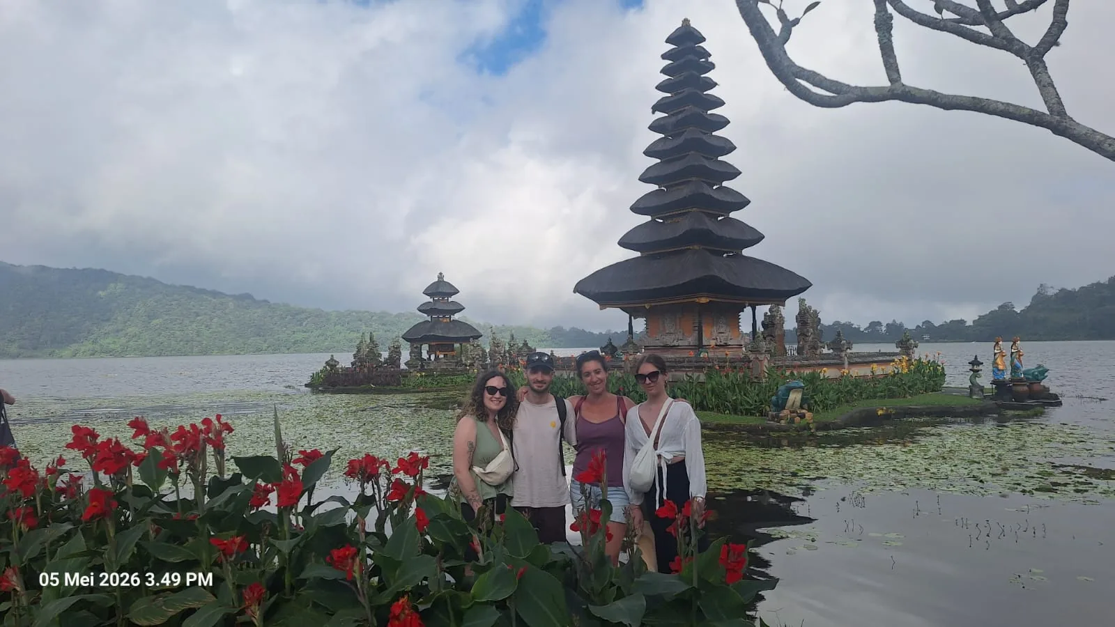 Ulun Danu Beratan temple on the lake, Bedugul